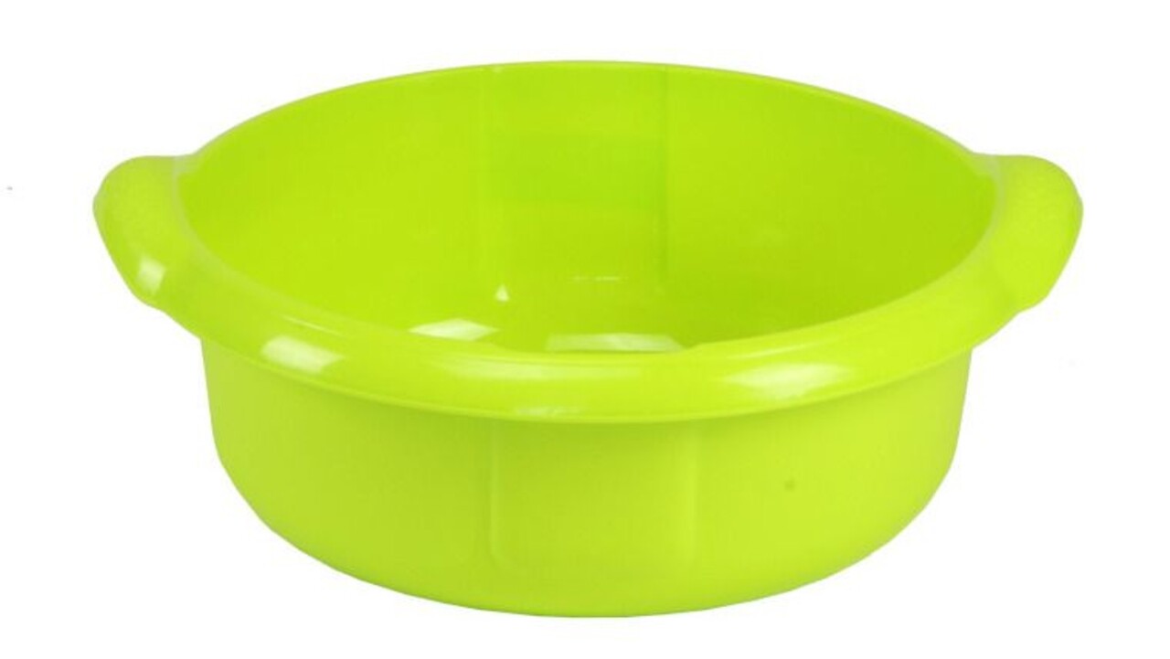 Bol cu manere Sara, Domotti, 28 cm, plastic, verde