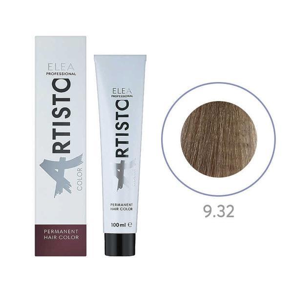 Vopsea permanenta pentru par Elea Professional Artisto Color, 9/32 Blond auriu violet, 100 ml Vopsea permanenta pentru par Elea Professional Artisto Color, 9/32 Blond auriu violet, 100 ml