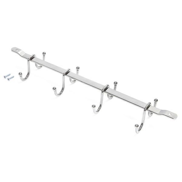 Suport suspendat pentru 8 cani sau cesti 8938411, finisaj cromat, 382x90x47 mm Suport suspendat pentru 8 cani sau cesti 8938411, finisaj cromat, 382x90x47 mm