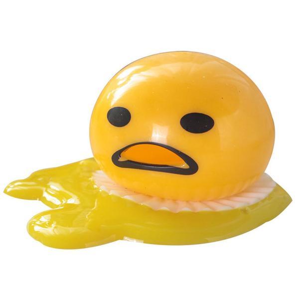 Jucarie antistres Pucking Ball, Shop Like A Pro®, Galbenus de ou antistres cu slime, Galben Jucarie antistres Pucking Ball, Shop Like A Pro®, Galbenus de ou antistres cu slime, Galben