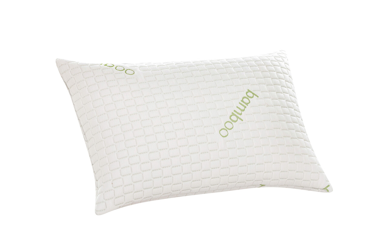 Perna 50x70 cm, Essience Premium Collection, husa tricot bambus; umplutura fulgi memory si nanofibra extrafina; suport orto-cervical Perna 50x70 cm, Essience Premium Collection, husa tricot bambus; umplutura fulgi memory si nanofibra extrafina; suport orto-cervical