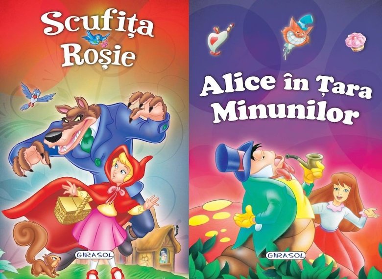 2 Povesti: Scufita rosie si Alice in Tara minunilor | 