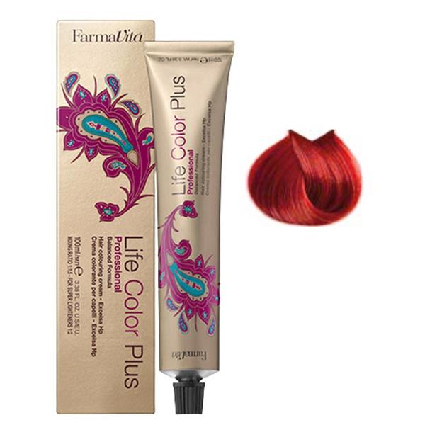 Vopsea Permanenta - FarmaVita Life Color Plus Professional, nuanta 8.66 Light Intense Red Blonde, 100 ml Vopsea Permanenta - FarmaVita Life Color Plus Professional, nuanta 8.66 Light Intense Red Blonde, 100 ml