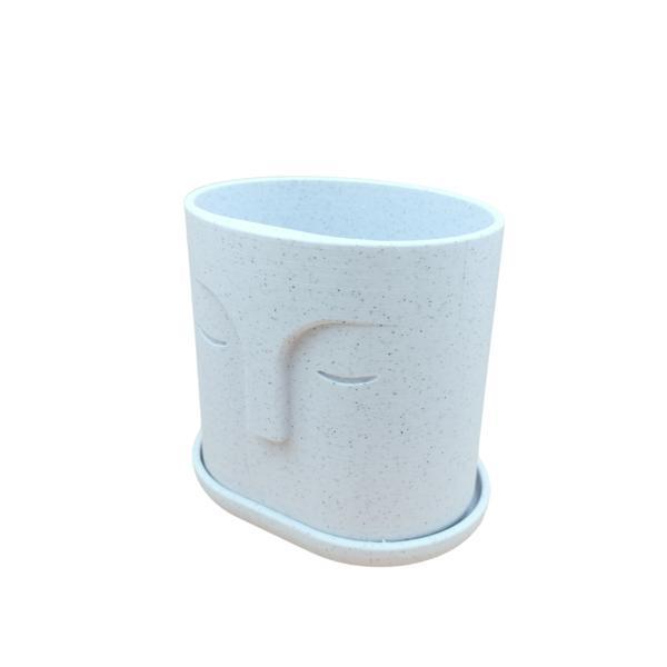 Ghiveci printat 3D din material biodegradabil, cu orificii pentru drenaj si tava inclusa,100x80x100 mm Ghiveci printat 3D din material biodegradabil, cu orificii pentru drenaj si tava inclusa,100x80x100 mm