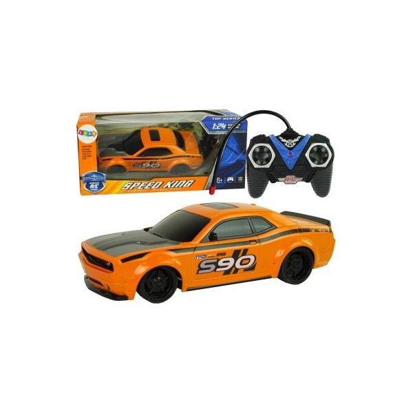 Masinuta sport RC pentru copii cu telecomanda, S90, portocalie, 1:24, 10236 Masinuta sport RC pentru copii cu telecomanda, S90, portocalie, 1:24, 10236