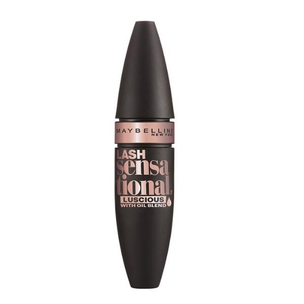 Rimel pentru Efect de Gene False cu Ulei de Argan - Maybelline Lash Senzational Luscious With Oil Blend, Black, 1 buc Rimel pentru Efect de Gene False cu Ulei de Argan - Maybelline Lash Senzational Luscious With Oil Blend, Black, 1 buc
