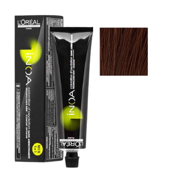 Vopsea de Par Demi-permanenta L'Oreal Professionnel Inoa 5.35 Light Brown Gold Mahogany, 60 ml Vopsea de Par Demi-permanenta L'Oreal Professionnel Inoa 5.35 Light Brown Gold Mahogany, 60 ml
