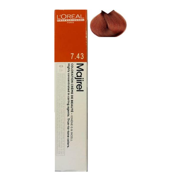 Vopsea Permanenta - L'Oreal Professionnel Majirel Ionene G Incell 7.43 blond aramiu auriu Vopsea Permanenta - L'Oreal Professionnel Majirel Ionene G Incell 7.43 blond aramiu auriu