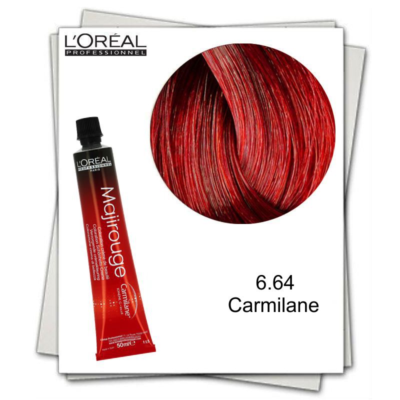 Vopsea Permanenta - L'Oreal Professionnel Majirouge Carmilane 6.64 C Vopsea Permanenta - L'Oreal Professionnel Majirouge Carmilane 6.64 C