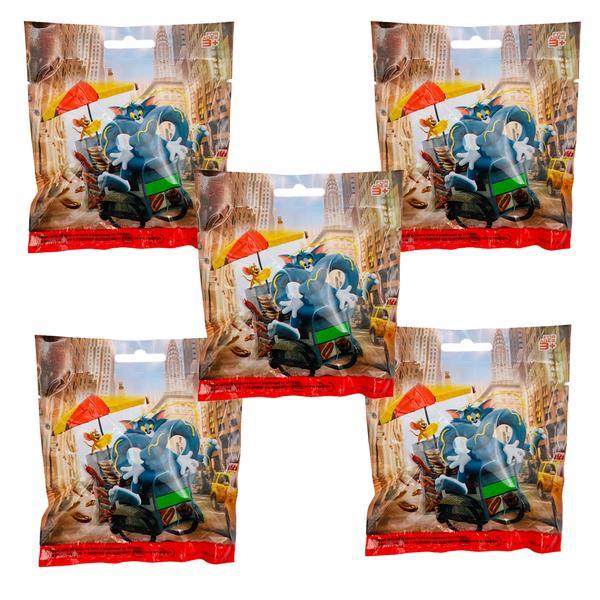 Kit 5 Plicuri Tom&Jerry, cu figurina si cartonase surpriza, Mistery Box, 7cm Kit 5 Plicuri Tom&Jerry, cu figurina si cartonase surpriza, Mistery Box, 7cm