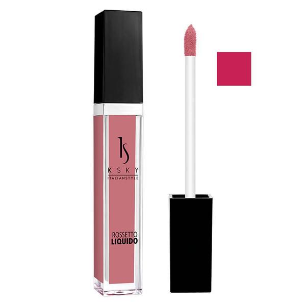 Ruj Lichid Mat Rezistent la Transfer K Sky Mareleva, Nuanta KS2 56 Dark Rose, 9 ml Ruj Lichid Mat Rezistent la Transfer K Sky Mareleva, Nuanta KS2 56 Dark Rose, 9 ml