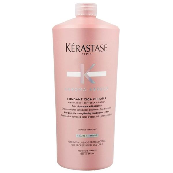 Balsam pentru Regenerarea Parului Vopsit - Kerastase Chroma Absolu Fondant Cica Chroma, 1000 ml Balsam pentru Regenerarea Parului Vopsit - Kerastase Chroma Absolu Fondant Cica Chroma, 1000 ml