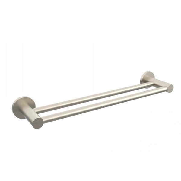 Suport prosop baie Momali dublu cu fixare ascunsa pe perete otel inoxidabil dimensiune 600x60 mm Suport prosop baie Momali dublu cu fixare ascunsa pe perete otel inoxidabil dimensiune 600x60 mm