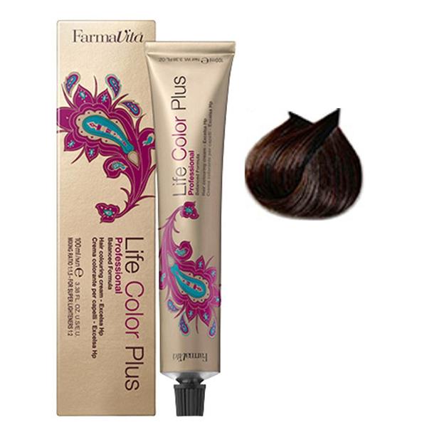 Vopsea Permanenta - FarmaVita Life Color Plus Professional, nuanta 4.3 Golden Brown, 100 ml Vopsea Permanenta - FarmaVita Life Color Plus Professional, nuanta 4.3 Golden Brown, 100 ml