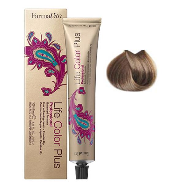 Vopsea Permanenta - FarmaVita Life Color Plus Professional, nuanta 8.0 Light Blonde, 100 ml Vopsea Permanenta - FarmaVita Life Color Plus Professional, nuanta 8.0 Light Blonde, 100 ml