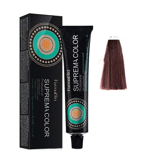Vopsea Permanenta - FarmaVita Suprema Color Professional, nuanta 5.7 Light Brown Brown, 60 ml Vopsea Permanenta - FarmaVita Suprema Color Professional, nuanta 5.7 Light Brown Brown, 60 ml