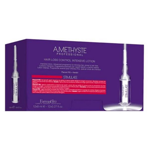Lotiune Intensiva Impotriva Caderii Parului - FarmaVita Amethyste Professional Hair Loss Control Intensive Lotion Stimulate, 12x 8 ml Lotiune Intensiva Impotriva Caderii Parului - FarmaVita Amethyste Professional Hair Loss Control Intensive Lotion Stimulate, 12x 8 ml