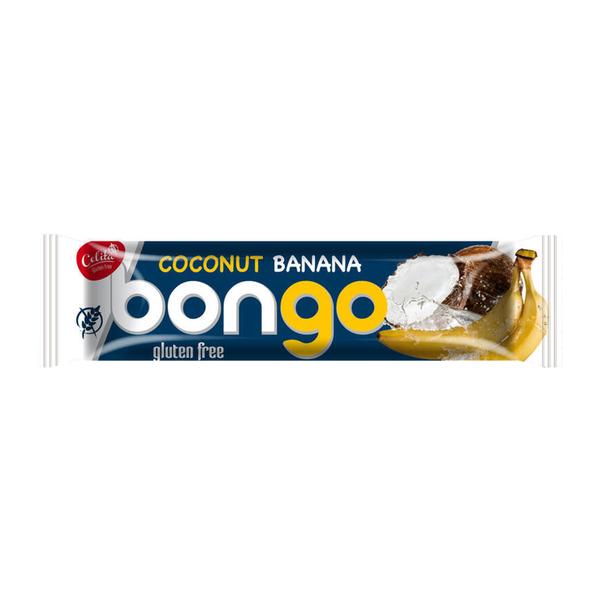 Baton cu Cocos si Banane - Celita Bongo Coconut Banana Gluten Free, 40 g Baton cu Cocos si Banane - Celita Bongo Coconut Banana Gluten Free, 40 g