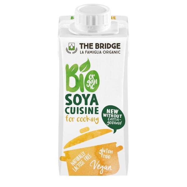 Crema Vegetala pentru Gatit din Soia - The Bridge Soya Cuisine Bio, 200 ml Crema Vegetala pentru Gatit din Soia - The Bridge Soya Cuisine Bio, 200 ml