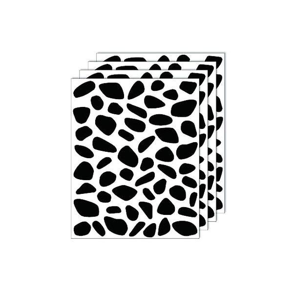 Set stickere decorative perete, pete dalmatian, 4 buc, negru, 28x35 cm Set stickere decorative perete, pete dalmatian, 4 buc, negru, 28x35 cm