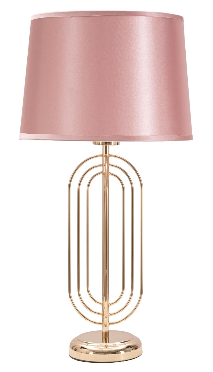 Lampa de masa Krista, Mauro Ferretti, 1 x E27, 40W, Ø28x55 cm, fier/textil Lampa de masa Krista, Mauro Ferretti, 1 x E27, 40W, Ø28x55 cm, fier/textil