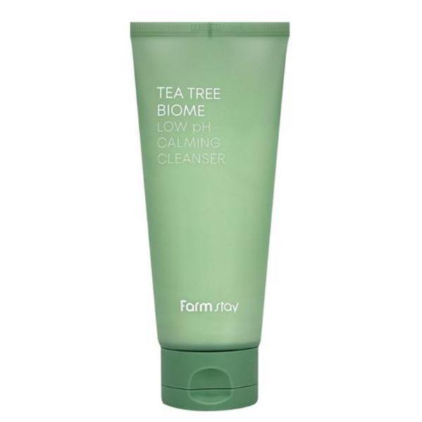 Spuma pentru Curatarea Fetei cu Arbore de Ceai Farmstay Biome pH Calming Cleanser, 180 ml Spuma pentru Curatarea Fetei cu Arbore de Ceai Farmstay Biome pH Calming Cleanser, 180 ml