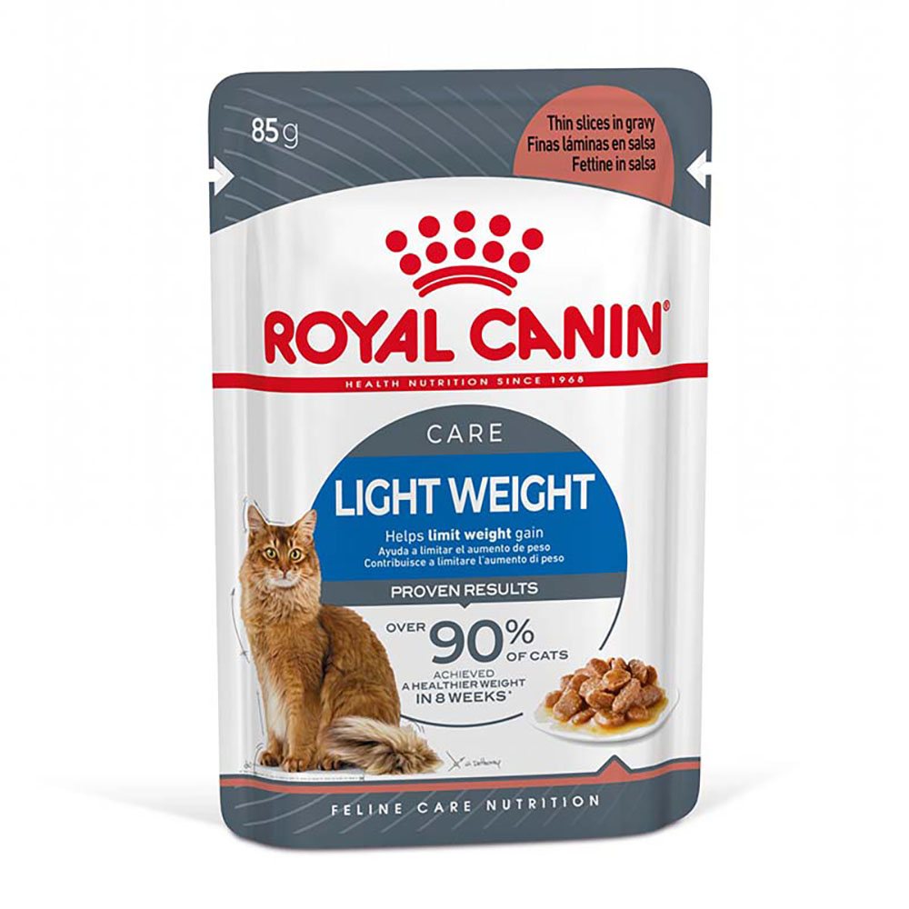 12 x 85g Royal Canin Light Weight Care în sos Hrană umedă pisici 12 x 85g Royal Canin Light Weight Care în sos Hrană umedă pisici