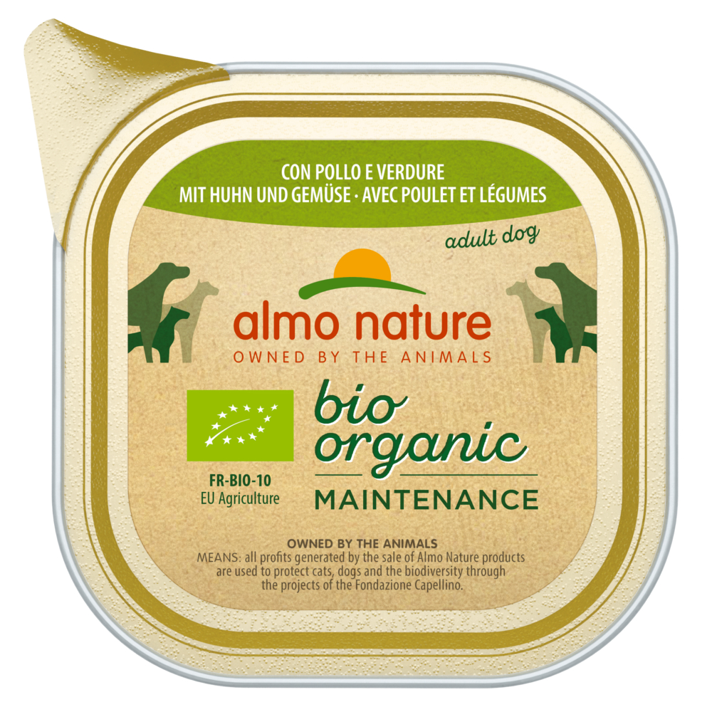 30x100g Pui bio și legume bio Almo Nature BioOrganic Maintenance 30x100g Pui bio și legume bio Almo Nature BioOrganic Maintenance