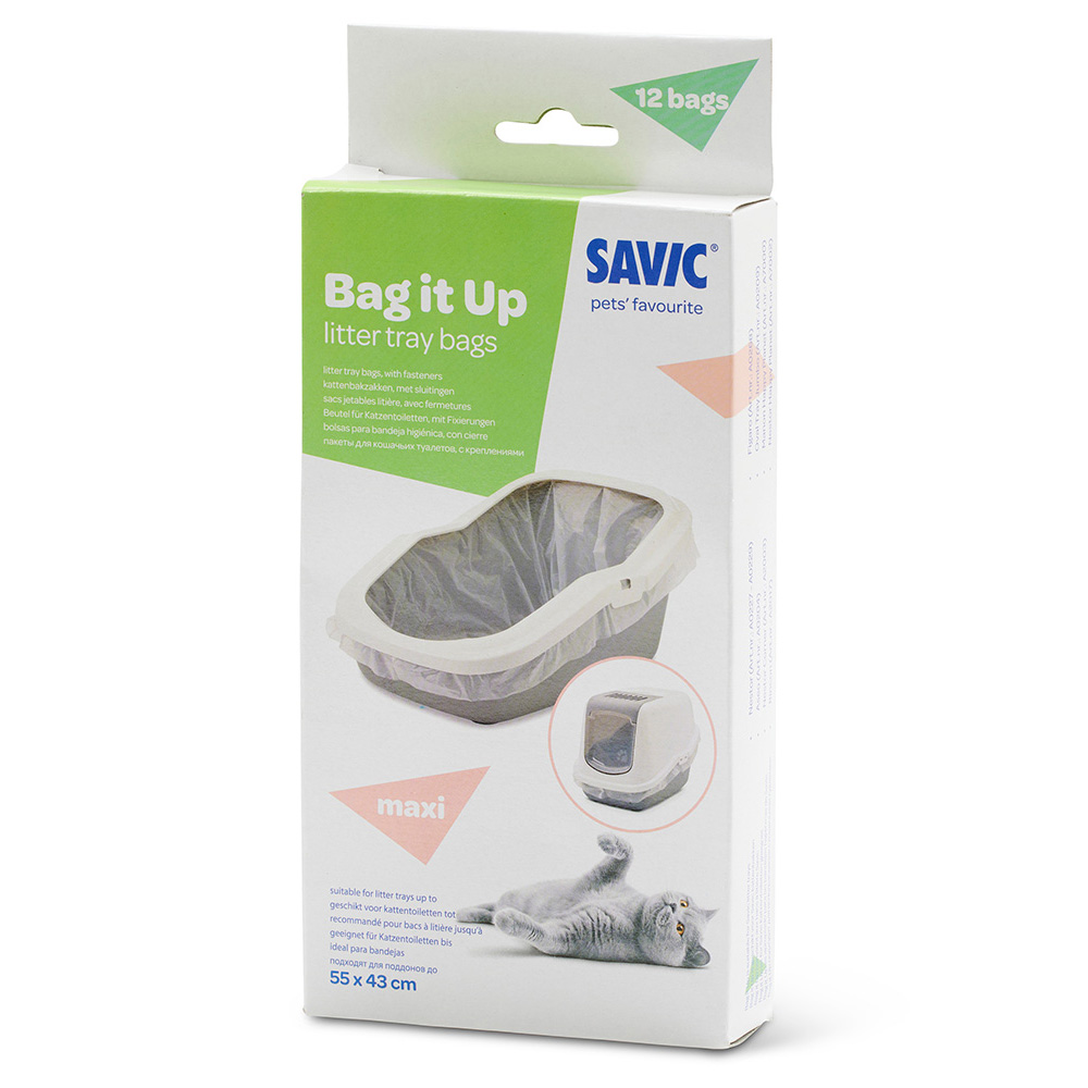 Savic Bag it Up pungi pentru litiera pisicilor - Maxi: 3 x 12 bucăți Savic Bag it Up pungi pentru litiera pisicilor - Maxi: 3 x 12 bucăți