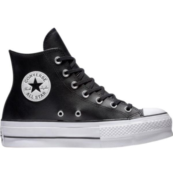 Tenisi femei Converse Chuck Taylor All Star Lift Leather High Top 561675C, 35, Negru Tenisi femei Converse Chuck Taylor All Star Lift Leather High Top 561675C, 35, Negru