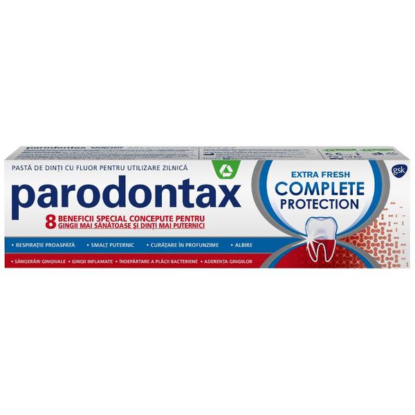 Pasta de Dinti Parodontax Complete Protection Extra Fresh, GSK, 75 ml Pasta de Dinti Parodontax Complete Protection Extra Fresh, GSK, 75 ml