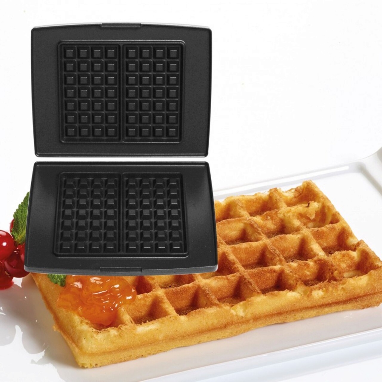 Placi pentru vafe belgiene 4x7 cm, compatibile cu aparatele FRITEL Placi pentru vafe belgiene 4x7 cm, compatibile cu aparatele FRITEL