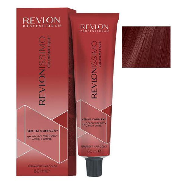 Vopsea Permanenta - Revlon Professional Revlonissimo Colorsmetique Ker-Ha Complex Permanent Hair Color, nuanta 5.65 Light Red Mahogany Brown, 60 ml Vopsea Permanenta - Revlon Professional Revlonissimo Colorsmetique Ker-Ha Complex Permanent Hair Color, nuanta 5.65 Light Red Mahogany Brown, 60 ml