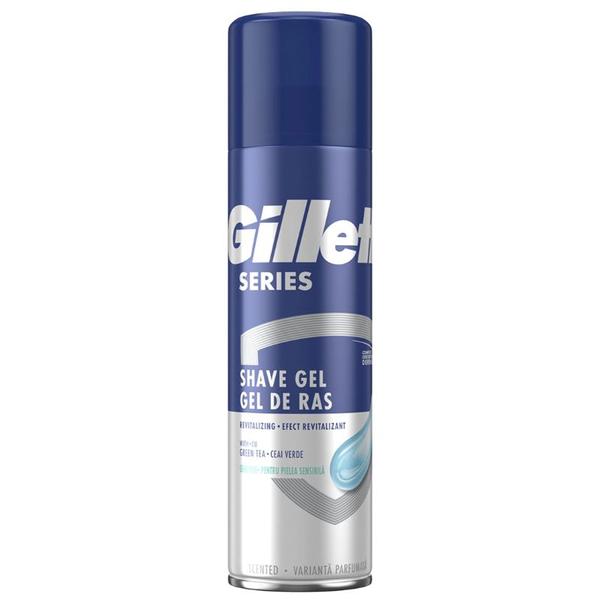 Gel de Ras cu Efect Revitalizant, cu Ceai Verde - Gillette Shave Gel Revitalizing with Green Tea, 200 ml Gel de Ras cu Efect Revitalizant, cu Ceai Verde - Gillette Shave Gel Revitalizing with Green Tea, 200 ml