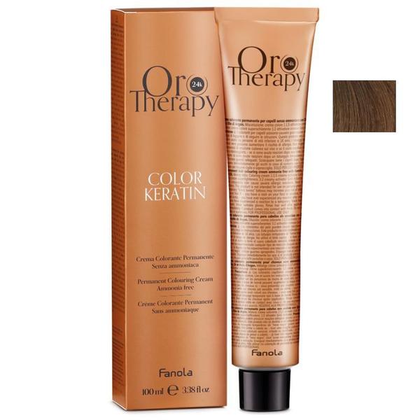 Vopsea Demi-permanenta Fanola Oro Therapy Color Keratin 7.0 Blond, 100ml Vopsea Demi-permanenta Fanola Oro Therapy Color Keratin 7.0 Blond, 100ml
