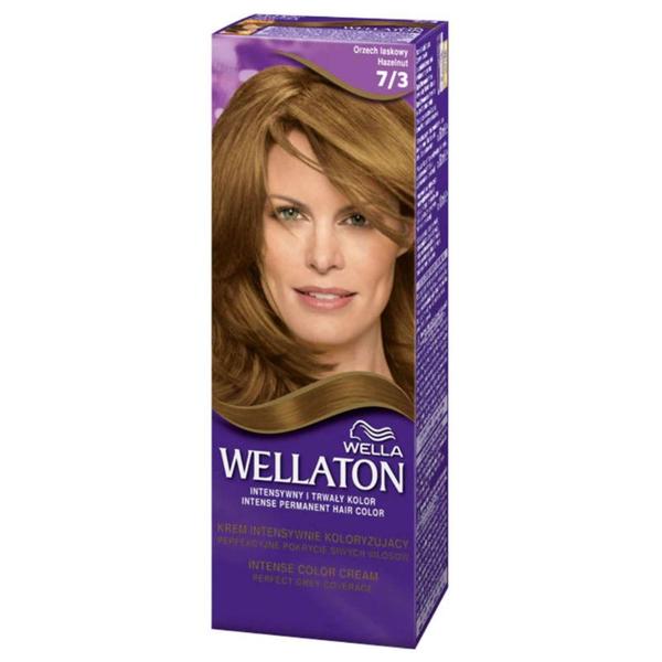 Vopsea Permanenta - Wella Wellaton Intense Color Cream, nuanta 7/3 Aluna Vopsea Permanenta - Wella Wellaton Intense Color Cream, nuanta 7/3 Aluna