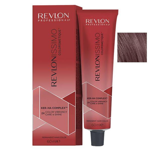Vopsea Permanenta - Revlon Professional Revlonissimo Colorsmetique Ker-Ha Complex Permanent Hair Color, nuanta 5.5 Light Mahogany Brown, 60 ml Vopsea Permanenta - Revlon Professional Revlonissimo Colorsmetique Ker-Ha Complex Permanent Hair Color, nuanta 5.5 Light Mahogany Brown, 60 ml