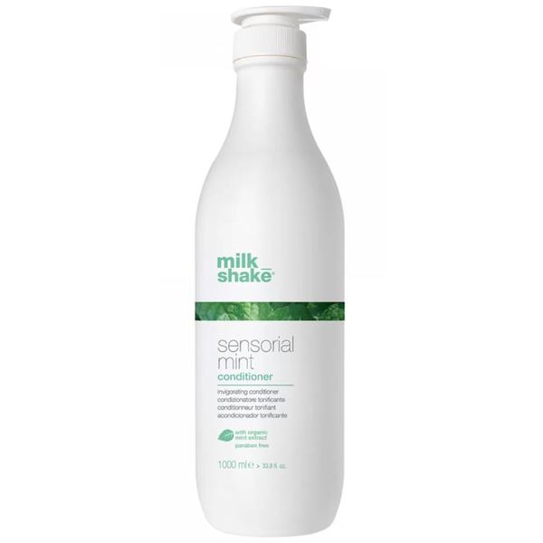 Balsam Revigorant cu Menta pentru Toate Tipurile de Par - Milk Shake Sensorial Mint, 1000 ml Balsam Revigorant cu Menta pentru Toate Tipurile de Par - Milk Shake Sensorial Mint, 1000 ml
