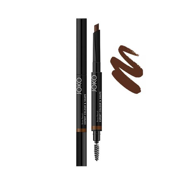 Creion Contur Sprancene cu Periuta - Joko Brow Pencil Expert Colour & Shape, nuanta #2, 5 g Creion Contur Sprancene cu Periuta - Joko Brow Pencil Expert Colour & Shape, nuanta #2, 5 g