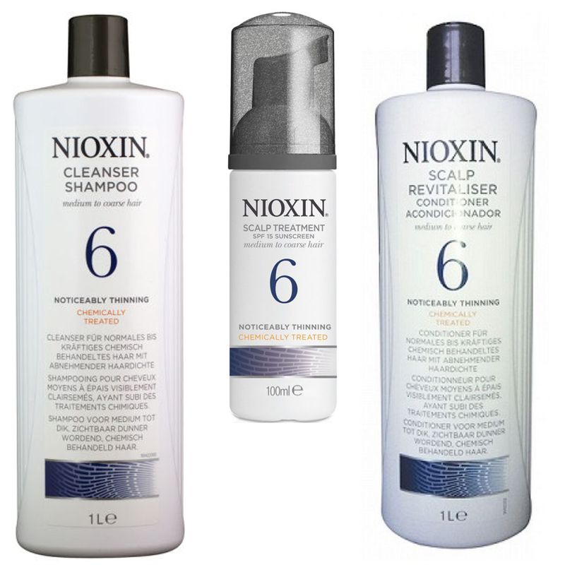 Nioxin - Pachet Maxi System 6 pentru parul normal spre aspru, cu tendinta dramatica de subtiere si cadere Nioxin - Pachet Maxi System 6 pentru parul normal spre aspru, cu tendinta dramatica de subtiere si cadere