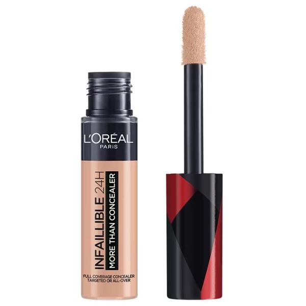 Corector - L'Oreal Paris Infailible 24H More Than Concealer, nuanta 324 Oatmeal, 11 ml Corector - L'Oreal Paris Infailible 24H More Than Concealer, nuanta 324 Oatmeal, 11 ml