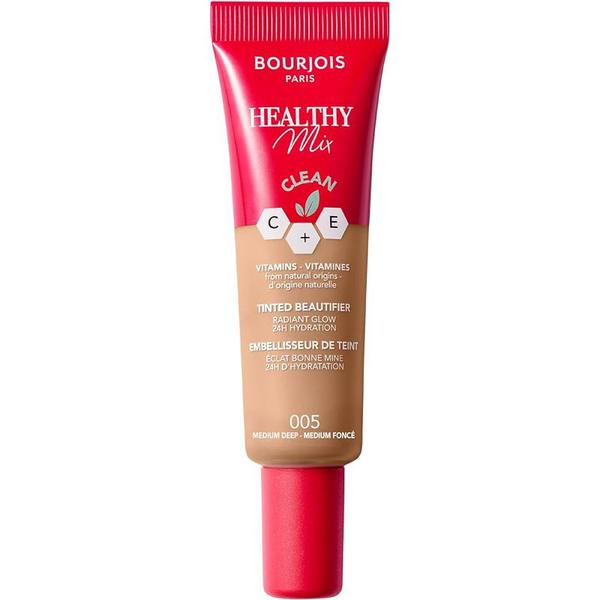 Fond de Ten Lichid - Bourjois Paris Healthy Mix Tinted Beautifier Radiant Glow 24h Hydration, nuanta 005 Medium Deep, 30 ml Fond de Ten Lichid - Bourjois Paris Healthy Mix Tinted Beautifier Radiant Glow 24h Hydration, nuanta 005 Medium Deep, 30 ml