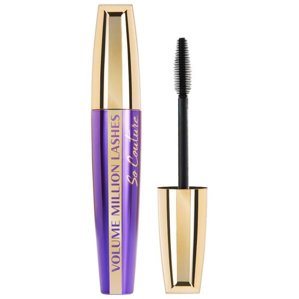 Rimel pentru Volum - L'Oreal Paris Volume Million Lashes So Couture, nuanta So Black, 9.5 ml Rimel pentru Volum - L'Oreal Paris Volume Million Lashes So Couture, nuanta So Black, 9.5 ml