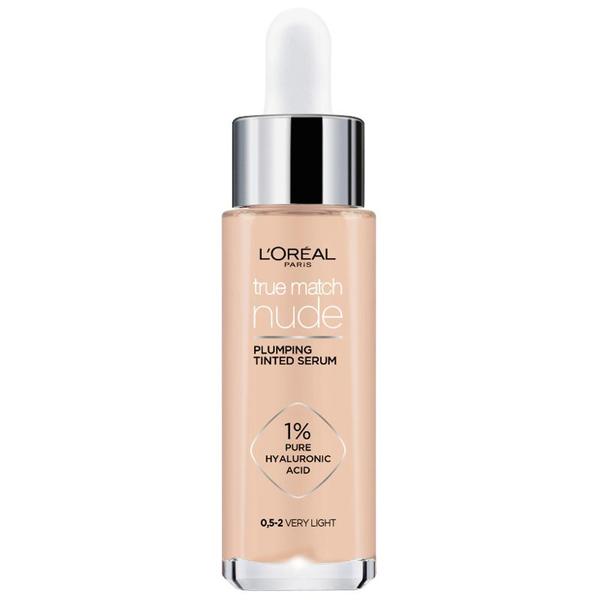 Serum Redensificator Infuzat cu Pigmenti - L'Oreal Paris True Match Nude Plumping Tined Serum, nuanta 0,5-2 Very Light, 30 ml Serum Redensificator Infuzat cu Pigmenti - L'Oreal Paris True Match Nude Plumping Tined Serum, nuanta 0,5-2 Very Light, 30 ml