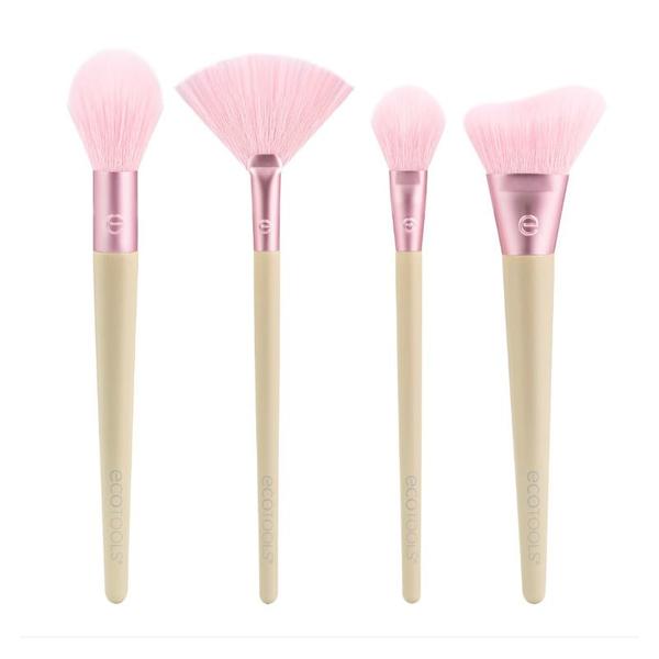 Kit 4 Pensule pentru Machiaj - EcoTools Elements Wind-Kissed Finish Makeup Brush Kit, 1 buc Kit 4 Pensule pentru Machiaj - EcoTools Elements Wind-Kissed Finish Makeup Brush Kit, 1 buc