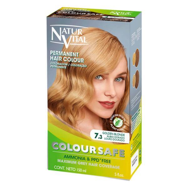 Vopsea Naturala pentru par Blond deschis NR.7.3 NaturVital, 150 ml Vopsea Naturala pentru par Blond deschis NR.7.3 NaturVital, 150 ml