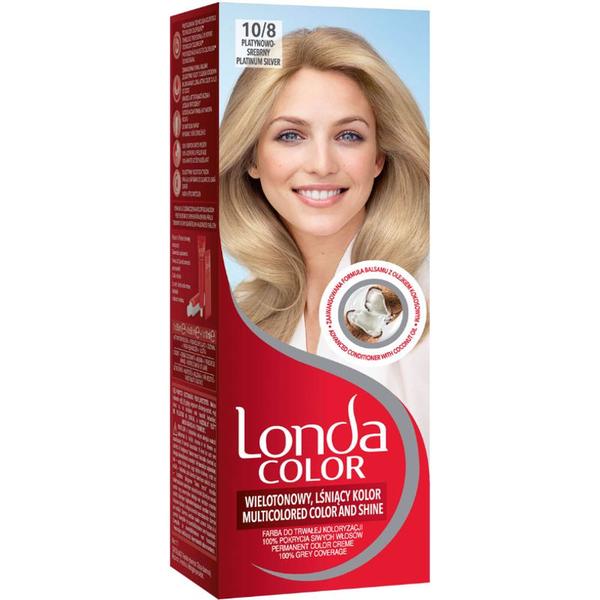 Vopsea Permanenta - Londa Color Multicolored Color and Shine, nuanta nr 10/8 Platinum Silver, 1 buc Vopsea Permanenta - Londa Color Multicolored Color and Shine, nuanta nr 10/8 Platinum Silver, 1 buc