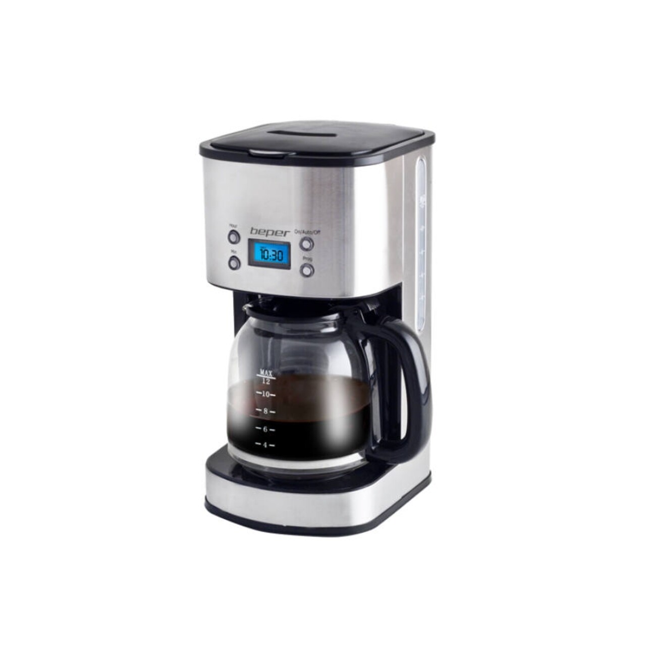 Cafetiera electrica 90.52, Beper, 1000 W, 1.5 L, afisaj digital cu timer Cafetiera electrica 90.52, Beper, 1000 W, 1.5 L, afisaj digital cu timer