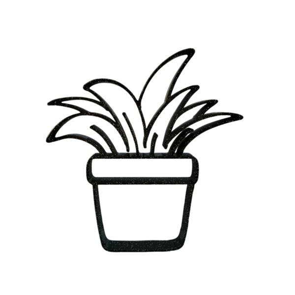 Decoratiune moderna in forma de planta suculenta decorativa, 140x150x15 mm Decoratiune moderna in forma de planta suculenta decorativa, 140x150x15 mm
