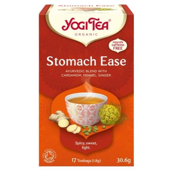 Ceai Bio Digestiv - Pronat Yogi Tea Organic Stomach Ease, 17 plicuri Ceai Bio Digestiv - Pronat Yogi Tea Organic Stomach Ease, 17 plicuri